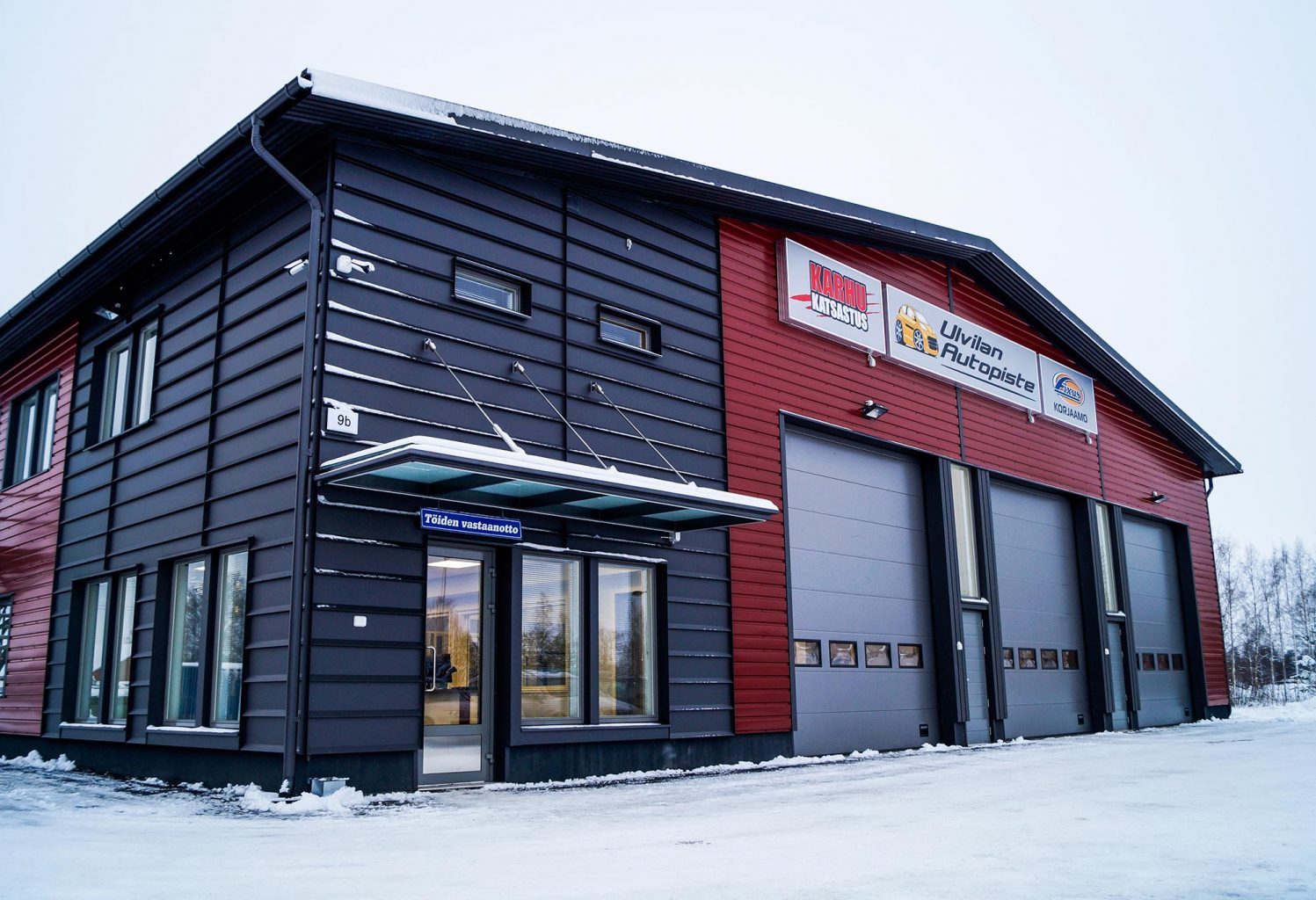 Ulvilan autopiste ulkoa